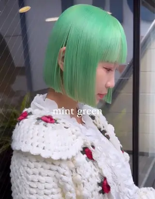 ショート カラー 🧡梅田ハイトーン カラー🧡runaのヘアスタイル