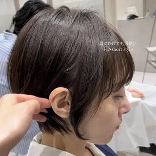 ショート カラー バレイヤージュ/ヘア アレンジ/shionのヘアスタイル