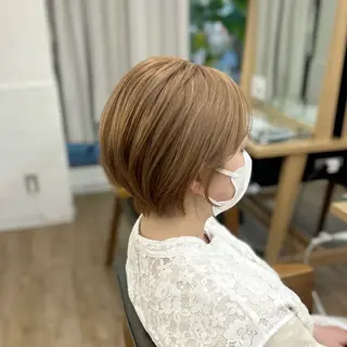 ショート カラー 🎀オタク美容師艶髪 カラーERINA🎀のヘアスタイル
