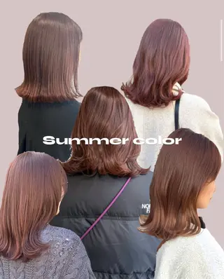 カラー Hikaru艶カラー /メンズカットのヘアスタイル