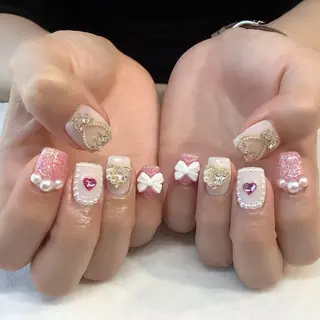 ネイル 💎🐰 saki. m 🐰💎のネイルデザイン