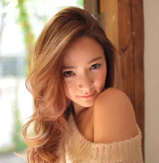 ミディアム カラー GiseL天神カラー 髪質改善/ブリーチのヘアスタイル