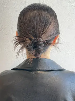 セミロング ヘアアレンジ GOTODAY SHAiRE SALON所属・札幌 ヘアアレンジ 🍎 タナカセリナのヘアスタイル