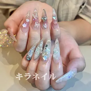 ネイル 💖チップスカルプ 💖長さだし専門店のネイルデザイン