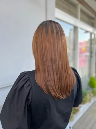セミロング 川村 綾のヘアスタイル