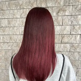 ミディアム ピンク・ラベンダー/ レイヤー/NANAのヘアスタイル