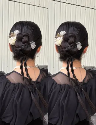 セミロング 高橋 乙葉のヘアスタイル