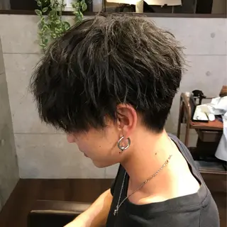 パーマ メンズ ナカジマ ハルカのヘアスタイル