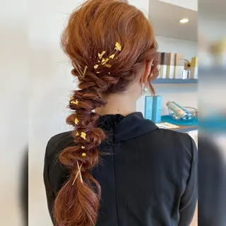 ロング お子様と美容室🧸 HidamaRi絢菜のヘアスタイル