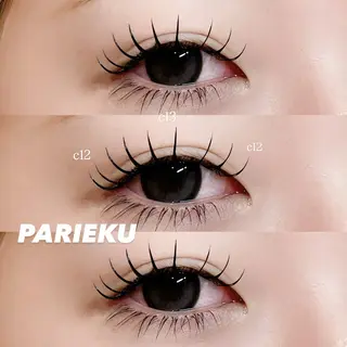 マツエク・マツパ Mell Yuuna ♡パリエク /束感のマツエク・マツパデザイン