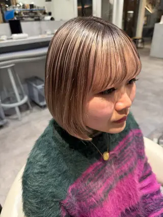 ショート カラー 💎透明感カラー特化 💎TAISEIのヘアスタイル