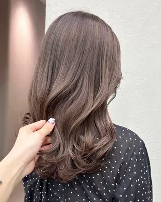 ロング カラー 高松 沙耶のヘアスタイル
