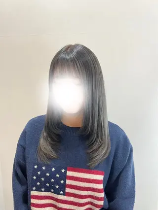 ミディアム 皆川 優奈のヘアスタイル