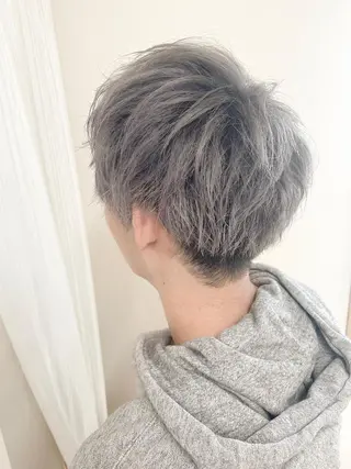 カラー メンズ ケアブリーチ /髪質 改善/古橋圭史郎のヘアスタイル