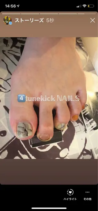 ネイル 4tunekick NAILS(フォーチュンキックネイルズ)所属・光森 淳子のネイルデザイン