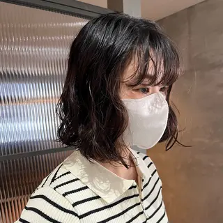 ミディアム パーマ ciala清澄白河所属・MANA/ ciala清澄白河のヘアスタイル