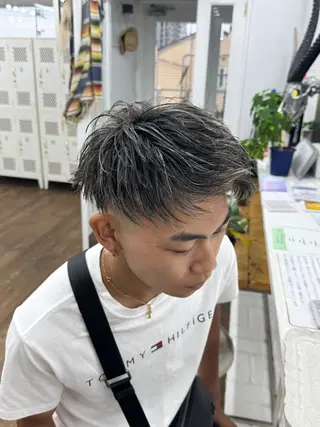 ショート カラー メンズ メンズ特化サロン ユウヘイのヘアスタイル