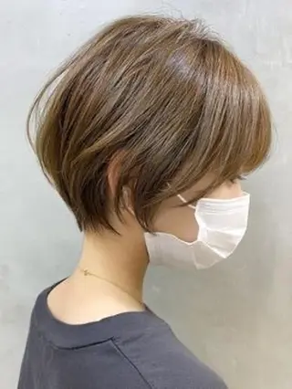 ショート カラー 吉田一輝 外国人パーマのヘアスタイル