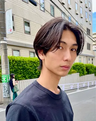 カラー メンズ GROW middle所属・山梨 洸のヘアスタイル