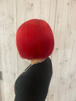 ショート ゆぴ☾‪/推しカラー /ハイトーンのヘアスタイル