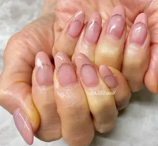 ネイル BABELバベル所属・江戸川橋✨BABEL 【バベル】大人可愛いのネイルデザイン