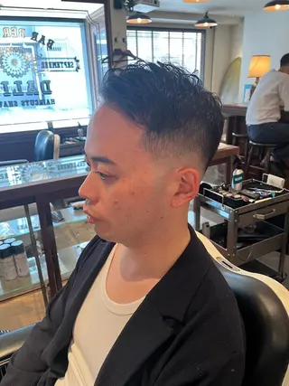 ショート BARBERSHOP DALIE所属・喜瀬 慎斗のヘアスタイル