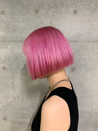 ミディアム カラー THE./ブリーチ 透感カラー/髪質改善のヘアスタイル