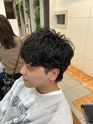 パーマ メンズ メンズパーマ/カット /森本翔大のヘアスタイル