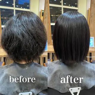 パーマ 縮毛矯正/髪質改善 主税巧一のヘアスタイル