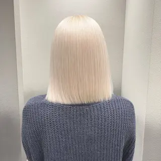 ショート カラー ✨ブリーチ支持No1 複雑履歴修正/舘岡のヘアスタイル