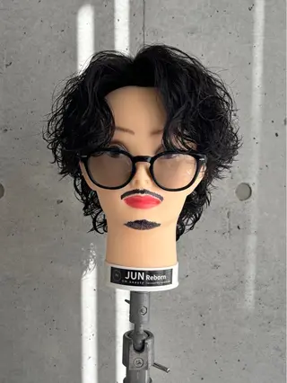 ミディアム パーマ メンズ SPIN-OFF SHIFT所属・🌀パーマ特化 美容師🌀/しゅんのヘアスタイル