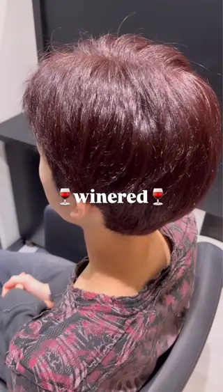 カラー 榊原 あいなのヘアスタイル