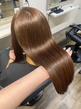 ミディアム カラー MIREI /韓国風 ショート/大阪美容室のヘアスタイル