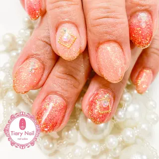 ネイル 💗🪽Tiary Nail🪽💗のネイルデザイン