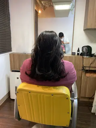 セミロング カラー ヘアアレンジ 🌱エシカル🌱 松原大将のヘアスタイル