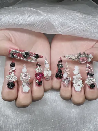 ネイル Lee Nails チップ長さだし専門店のネイルデザイン