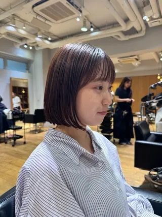 ショート パーマ ボブ/ショート 吉田竣のヘアスタイル