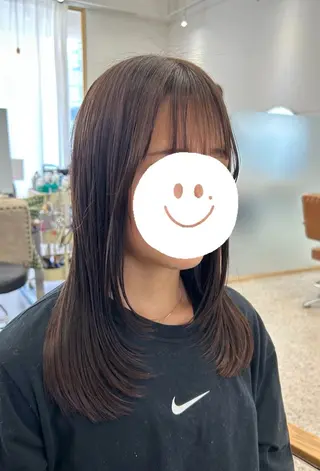 セミロング unica by milly 【緑地公園】所属・大野 優希のヘアスタイル