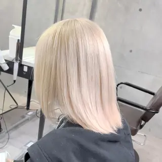 ミディアム カラー 髪質改善/ブリーチ /長山遼太郎のヘアスタイル