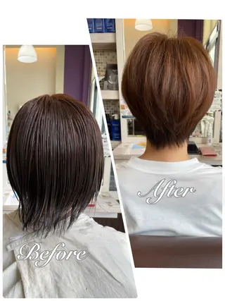 ショート カラー Well's TAIGAのヘアスタイル