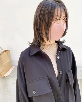 ロング カラー IVORY.所属・🟩白髪ぼかし/ボブ /ショートヘア/大司のヘアスタイル