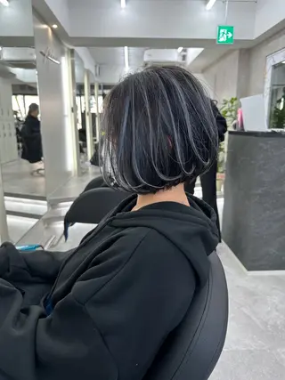 ショート カラー 似合わせスタイル 岡田勇哉のヘアスタイル