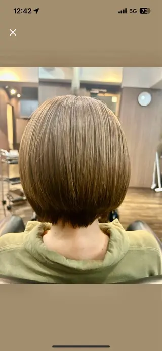 ショート カラー 渡邊 翔のヘアスタイル