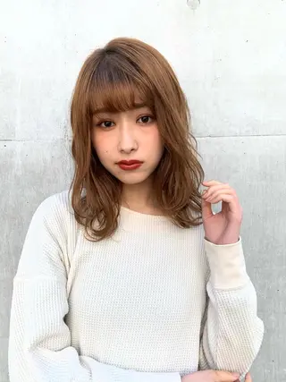ミディアム ✨髪質改善　美髪✨ 縮毛　井上 大誠のヘアスタイル