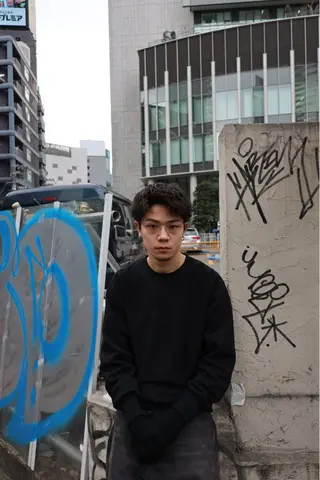 パーマ メンズ 大阪茶屋町 メンズカット関田拳のヘアスタイル