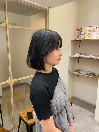 カラー mahae 林のヘアスタイル