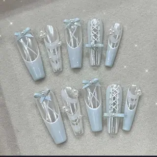 ネイル Lee Nails チップ長さだし専門店のネイルデザイン