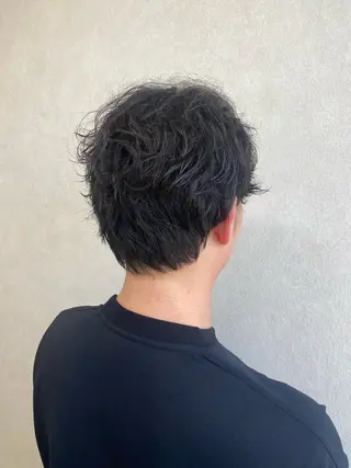 ショート パーマ ヘアアレンジ メンズ [メンズカット］日高 伸太朗tocca船橋のヘアスタイル