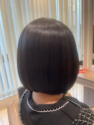 ショート パーマ 韓国ヘアメイク🎀/ 縮毛矯正✨山本媛香のヘアスタイル