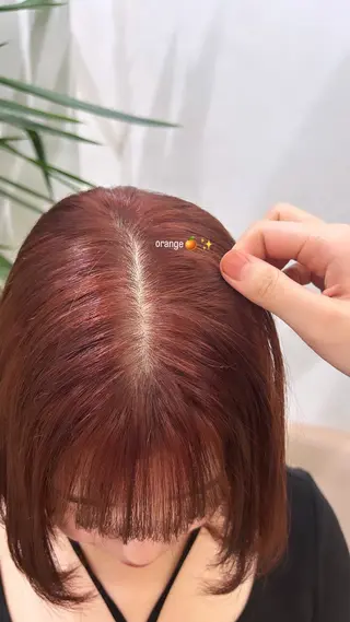 カラー 艶カラー┆ブラウン ┆ゆうはのヘアスタイル